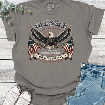 One Nation T-Shirt - Christian graphic tee