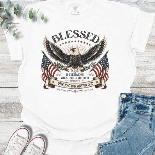 One Nation T-Shirt - Christian graphic tee