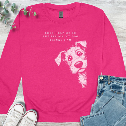 Pawsitive Prayers Sweatshirt - Christian graphic sweatshirt