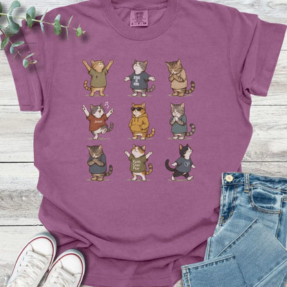 Praise Purrr-sonalities T-Shirt - Christian graphic tee