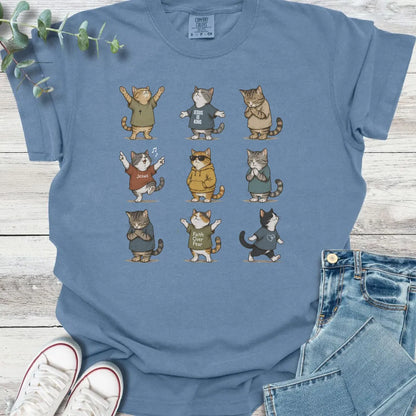 Praise Purrr-sonalities T-Shirt - Christian graphic tee