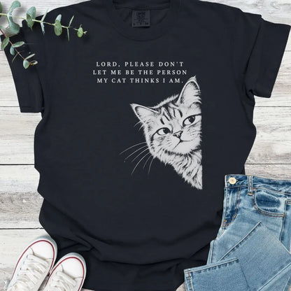 Purrfect Prayer T-Shirt - Christian graphic tee