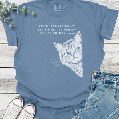 Purrfect Prayer T-Shirt - Christian graphic tee