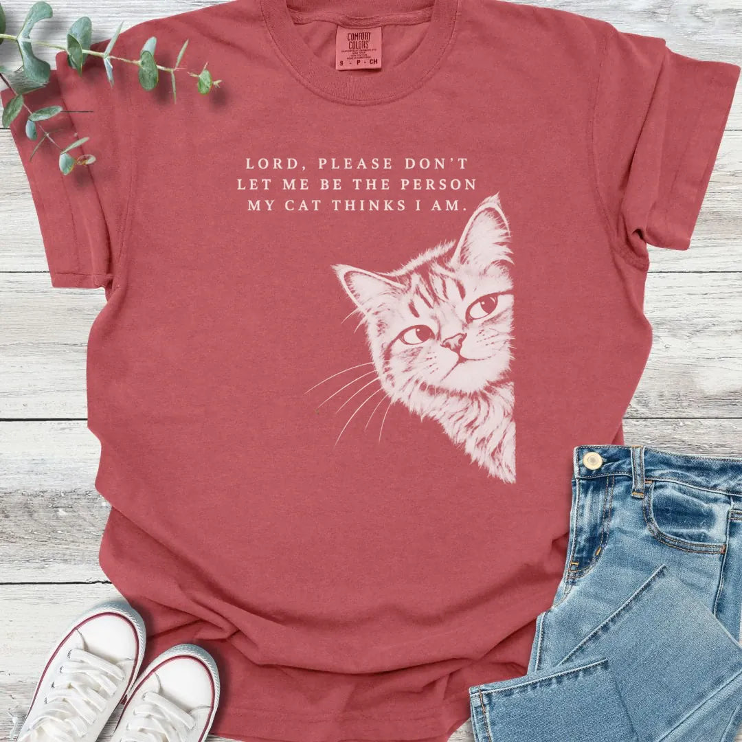 Purrfect Prayer T-Shirt - Christian graphic tee