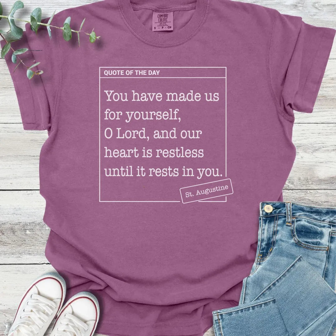 Restless Heart T-Shirt - Christian graphic tee