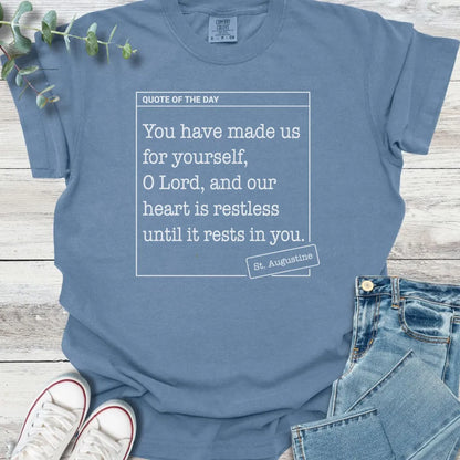Restless Heart T-Shirt - Christian graphic tee