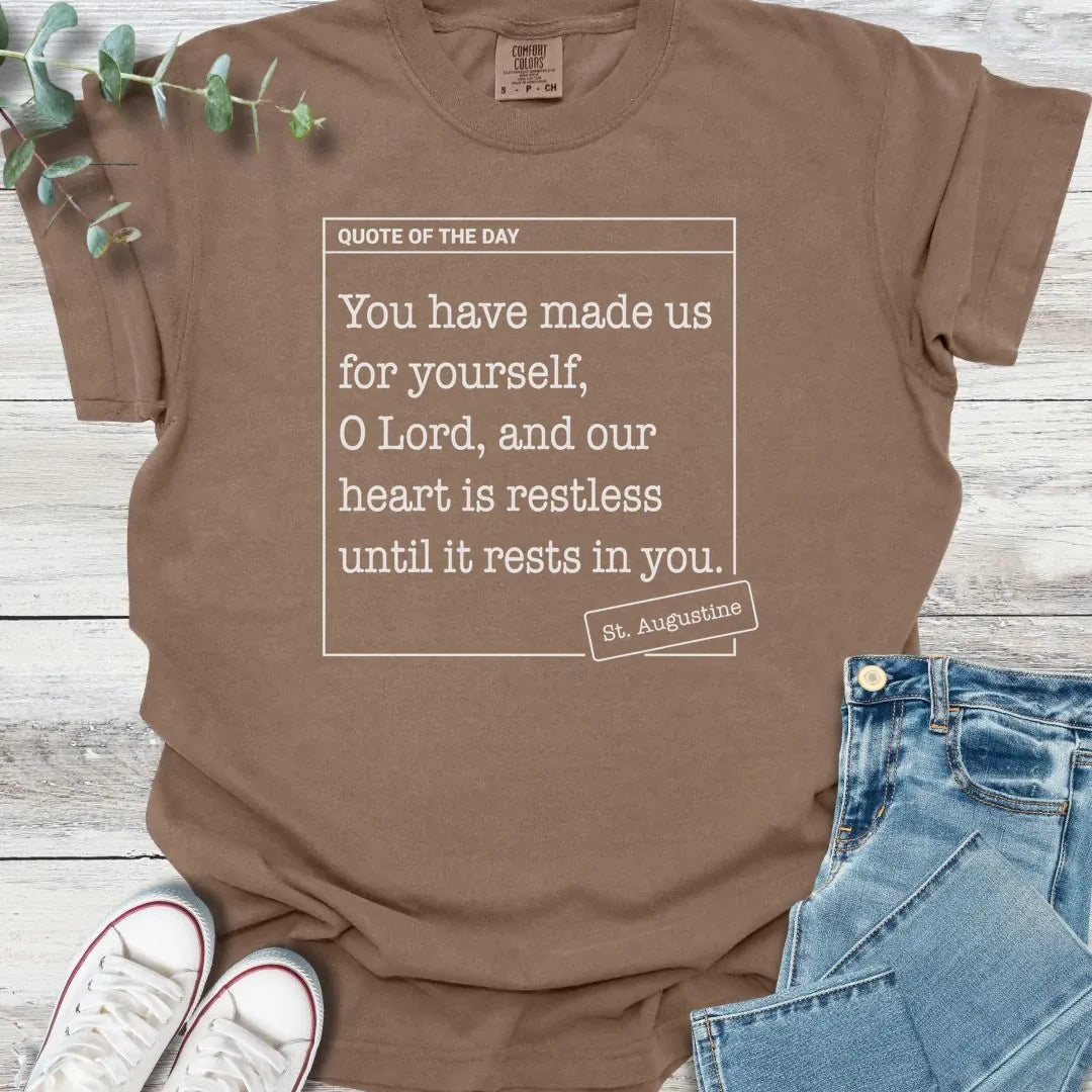 Restless Heart T-Shirt - Christian graphic tee