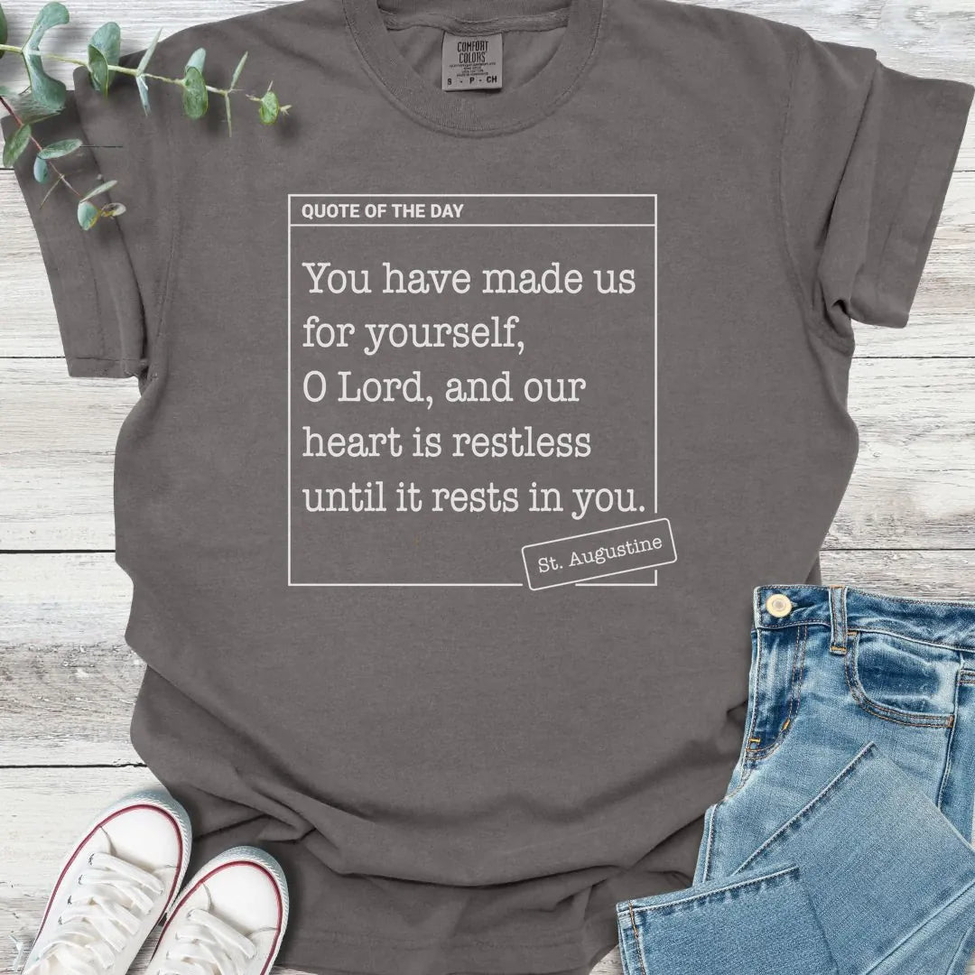 Restless Heart T-Shirt - Christian graphic tee