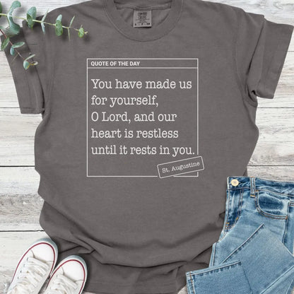 Restless Heart T-Shirt - Christian graphic tee