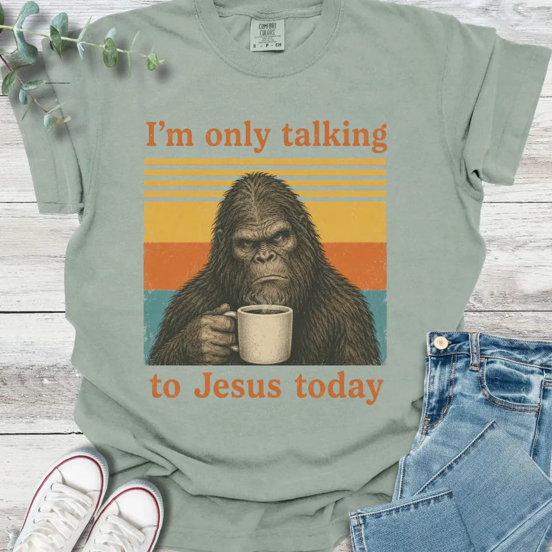 Sasquatch Energy T-Shirt in Bay - Christian graphic tee