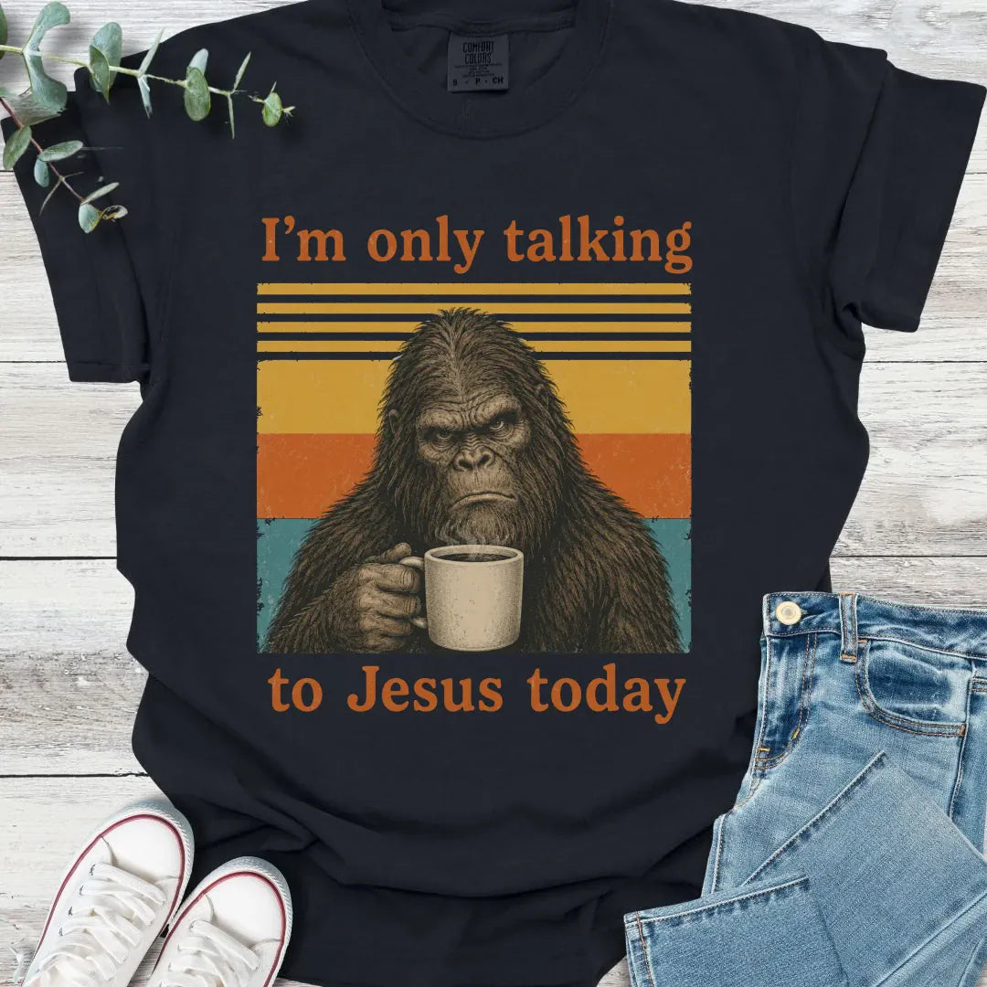 Sasquatch Energy T-Shirt in Black - Christian graphic tee
