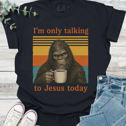 Sasquatch Energy T-Shirt in Black - Christian graphic tee