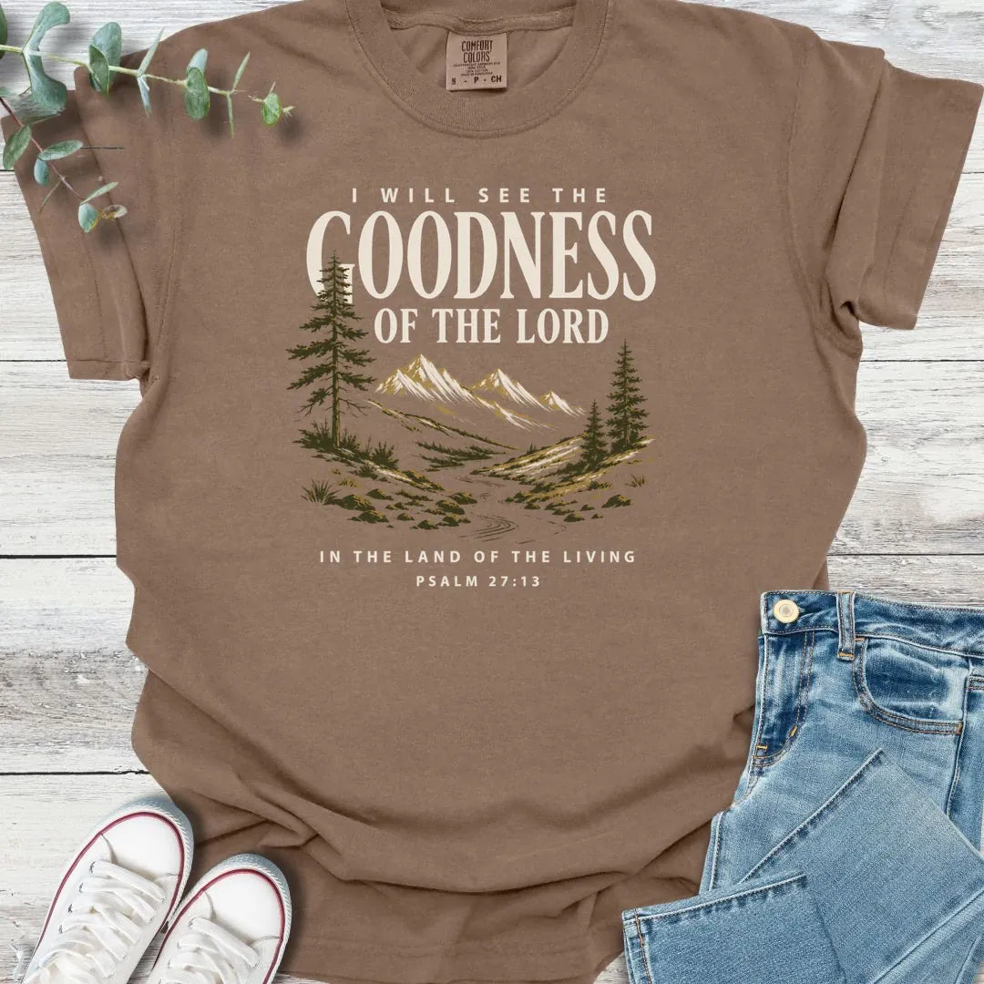 See His Goodness T-Shirt - Christian graphic tee