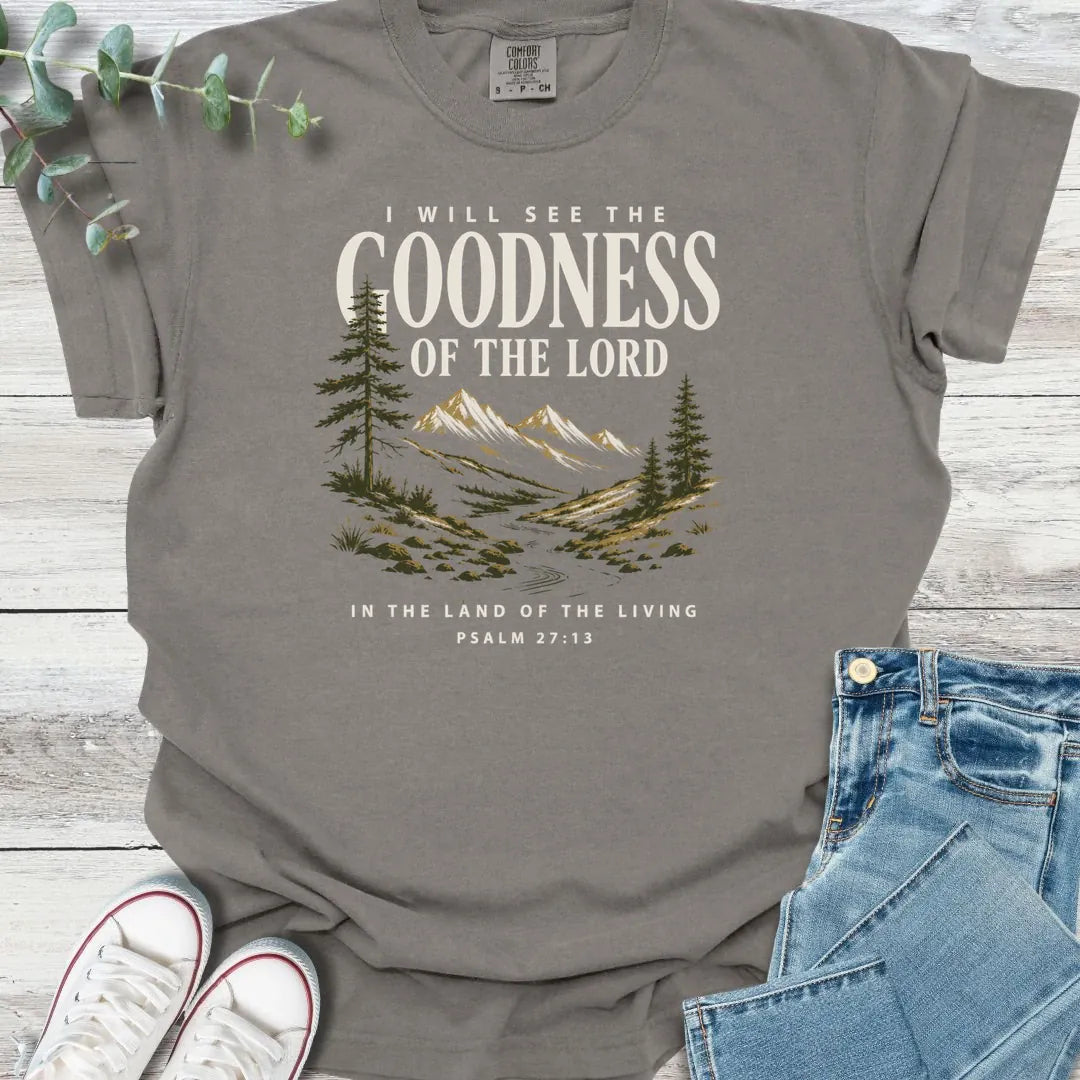 See His Goodness T-Shirt - Christian graphic tee