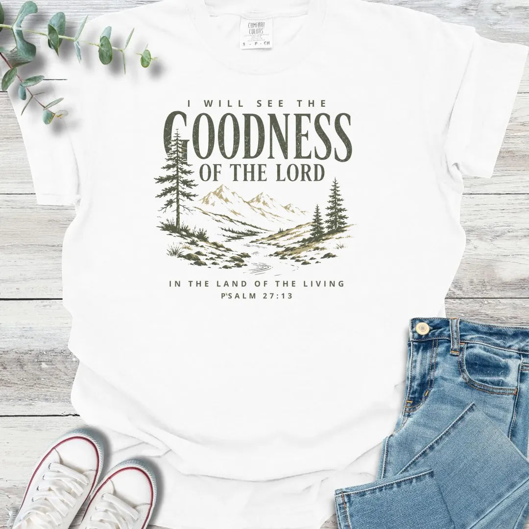 See His Goodness T-Shirt - Christian graphic tee