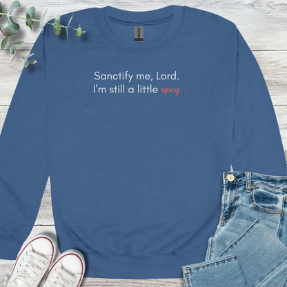 Spicy Sweatshirt - Christian graphic sweatshirt
