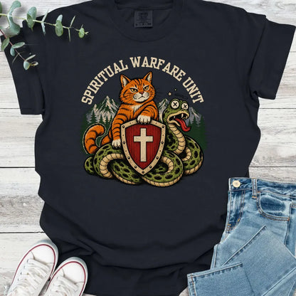 Spiritual Warfare Unit T-Shirt - Christian graphic tee