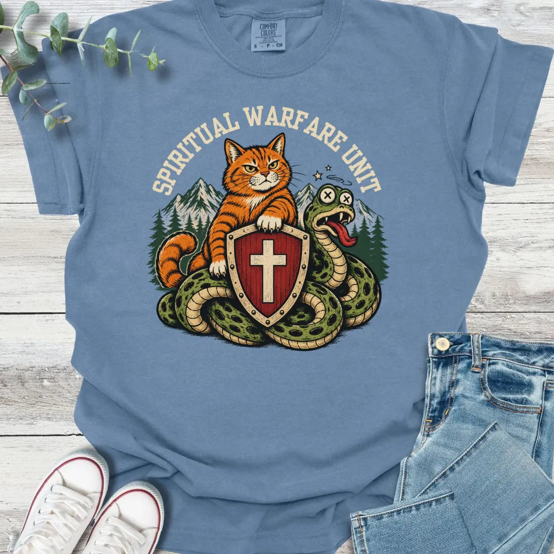 Spiritual Warfare Unit T-Shirt - Christian graphic tee