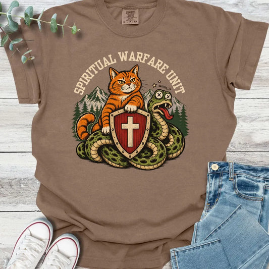 Spiritual Warfare Unit T-Shirt - Christian graphic tee