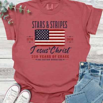 Stars & Stripes T-Shirt - Christian graphic tee