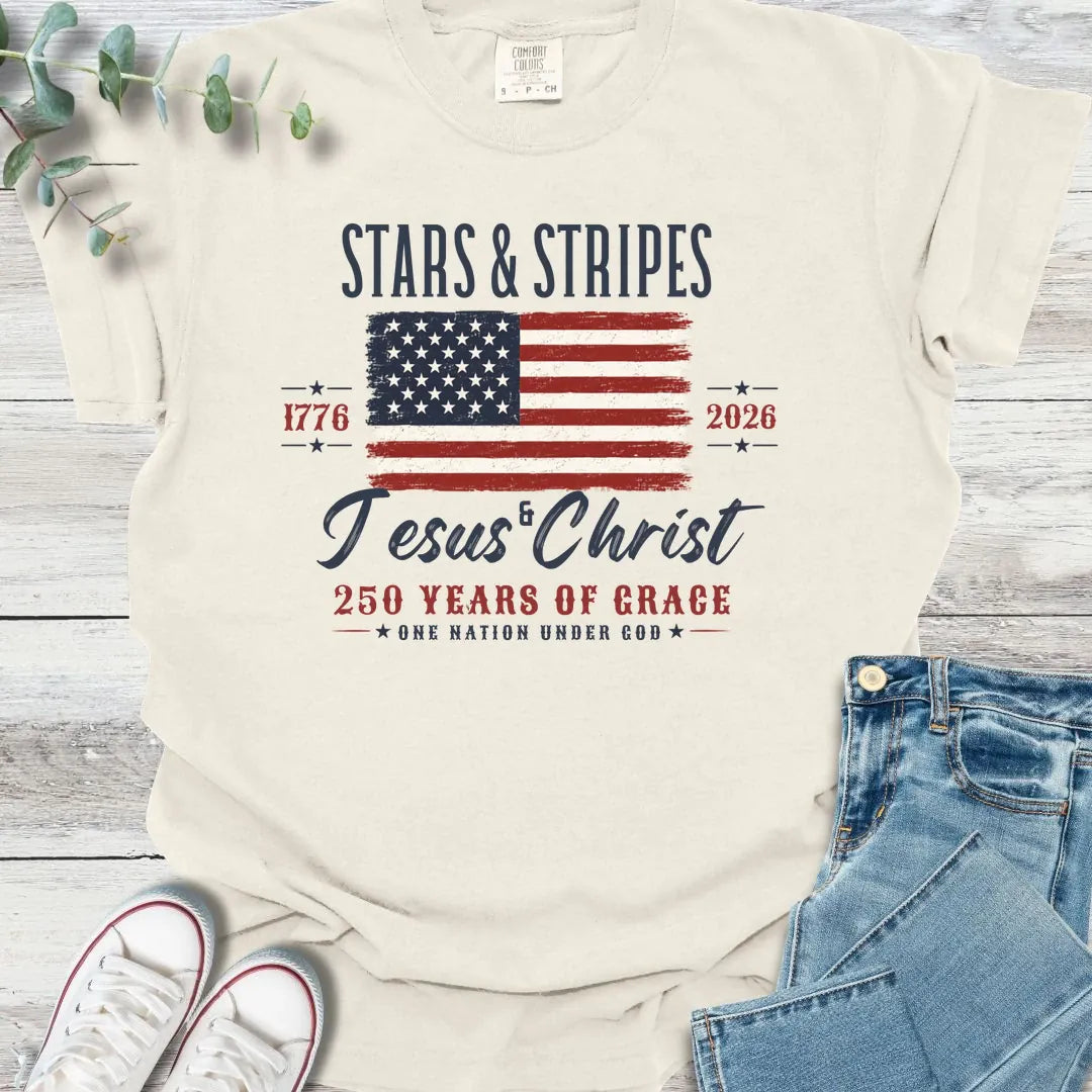 Stars & Stripes T-Shirt - Christian graphic tee