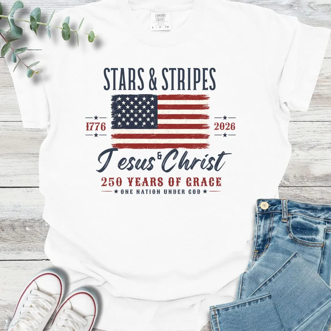 Stars & Stripes T-Shirt - Christian graphic tee