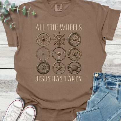 Take the Wheel T-Shirt - Christian graphic tee