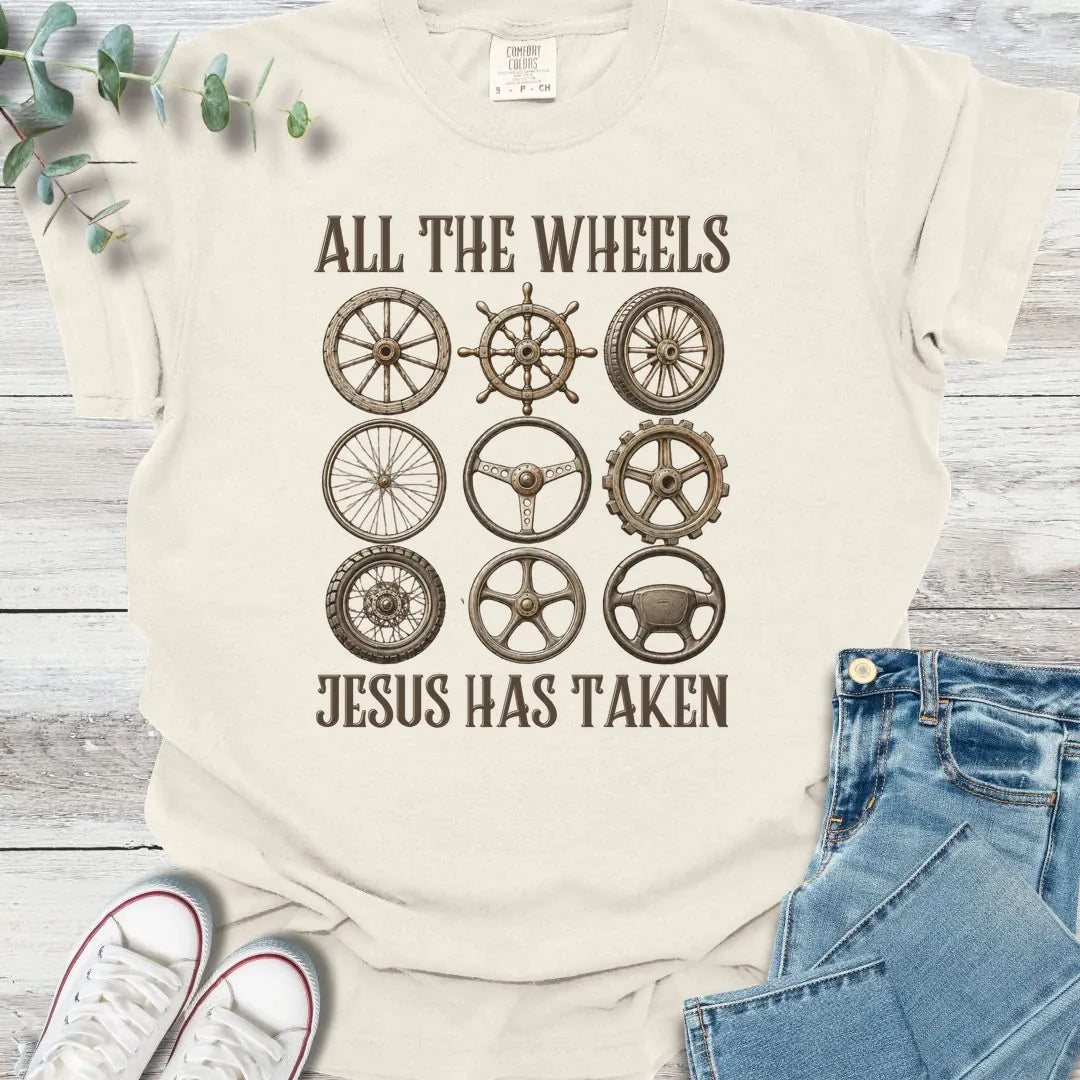 Take the Wheel T-Shirt - Christian graphic tee