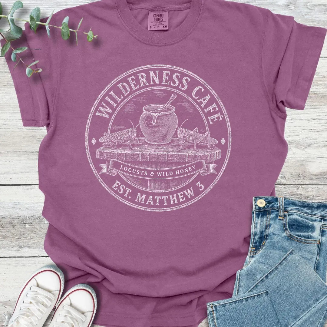 Wilderness Cafe T-Shirt - Christian graphic tee