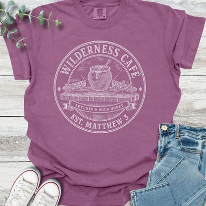 Wilderness Cafe T-Shirt - Christian graphic tee