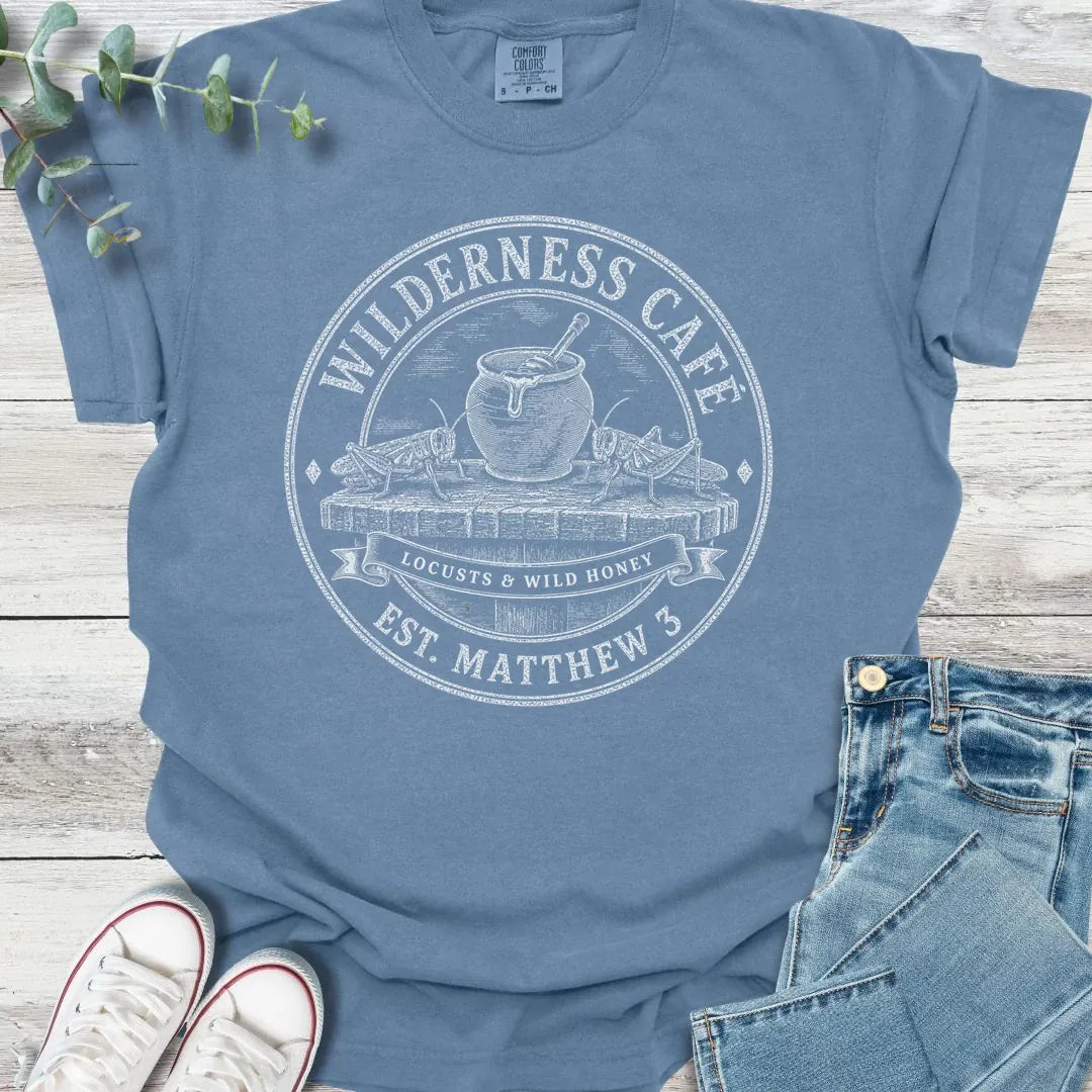 Wilderness Cafe T-Shirt - Christian graphic tee