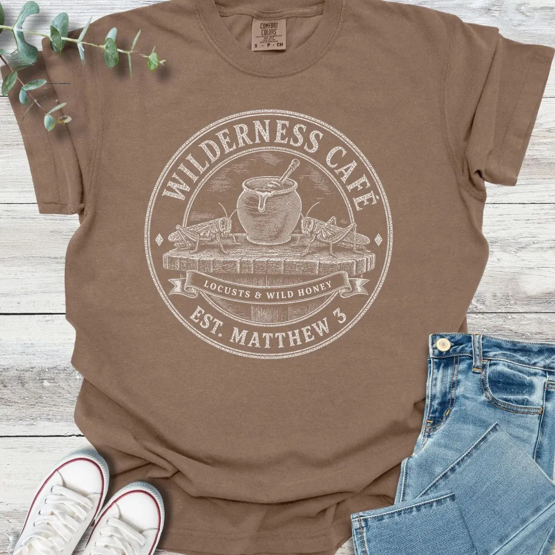 Wilderness Cafe T-Shirt - Christian graphic tee