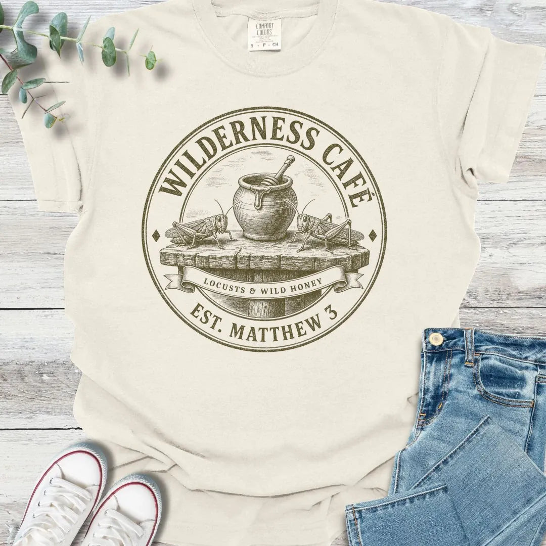 Wilderness Cafe T-Shirt - Christian graphic tee