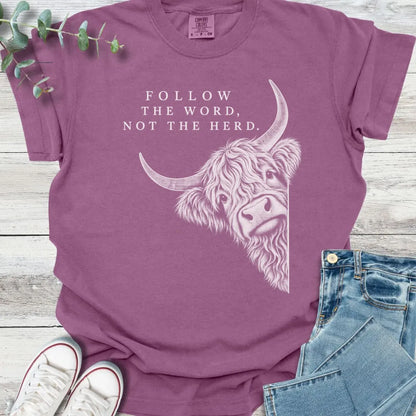 Word Over Herd T-Shirt - Christian graphic tee