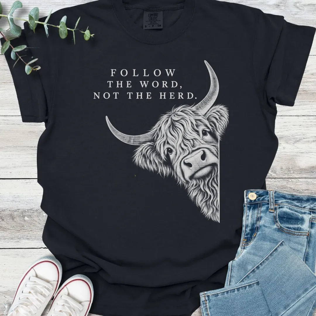 Word Over Herd T-Shirt - Christian graphic tee