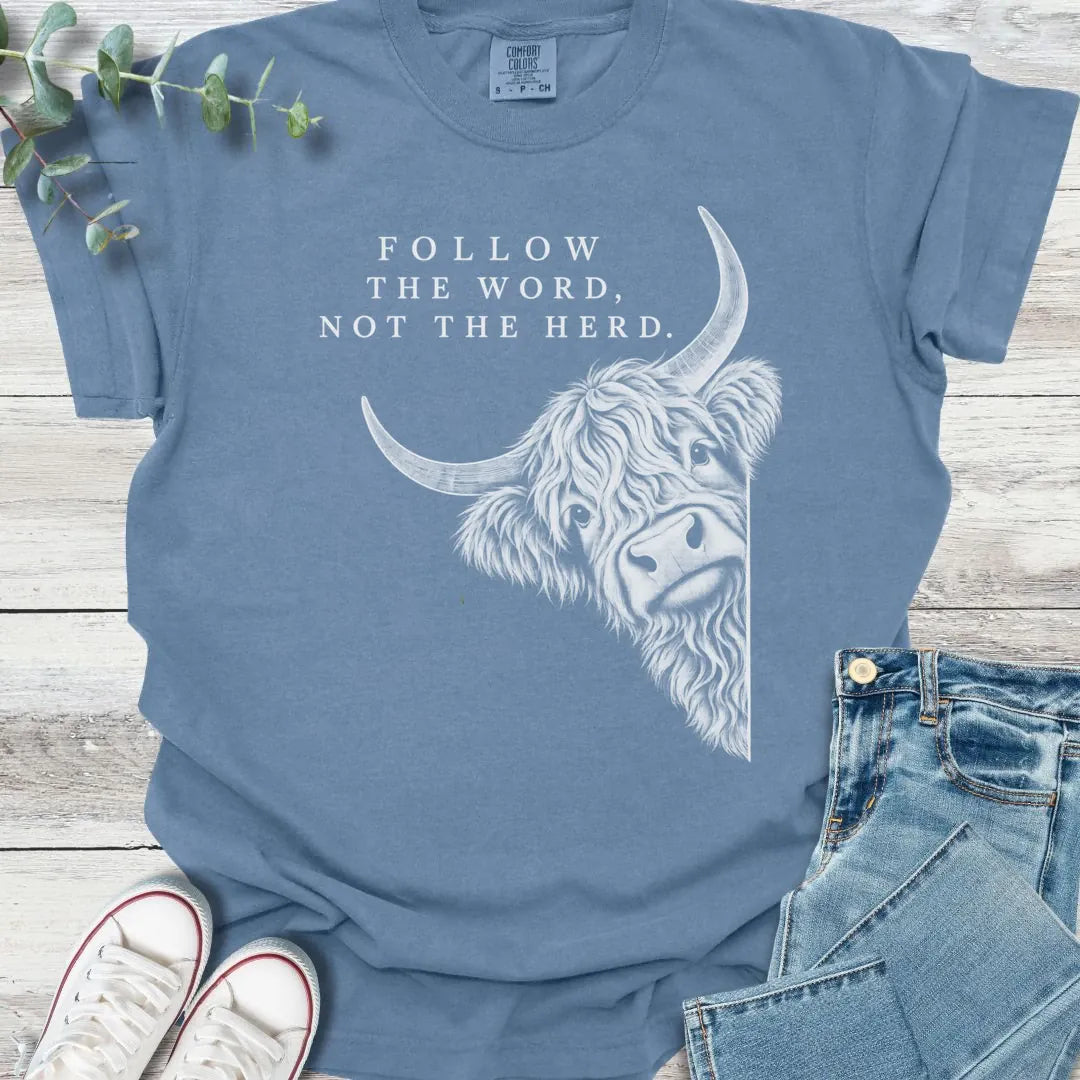 Word Over Herd T-Shirt - Christian graphic tee