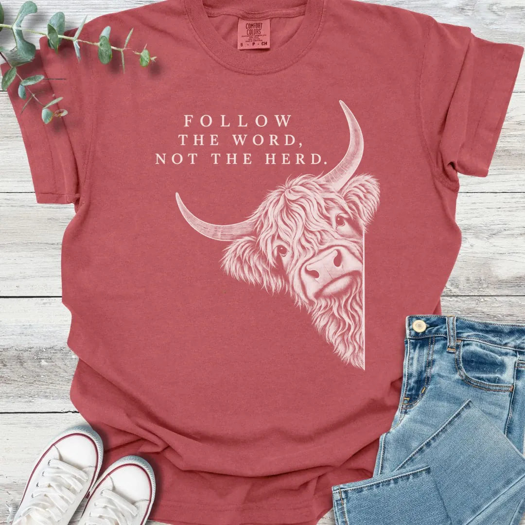 Word Over Herd T-Shirt - Christian graphic tee