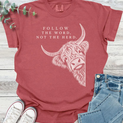 Word Over Herd T-Shirt - Christian graphic tee