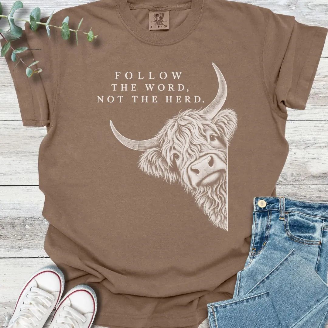 Word Over Herd T-Shirt - Christian graphic tee
