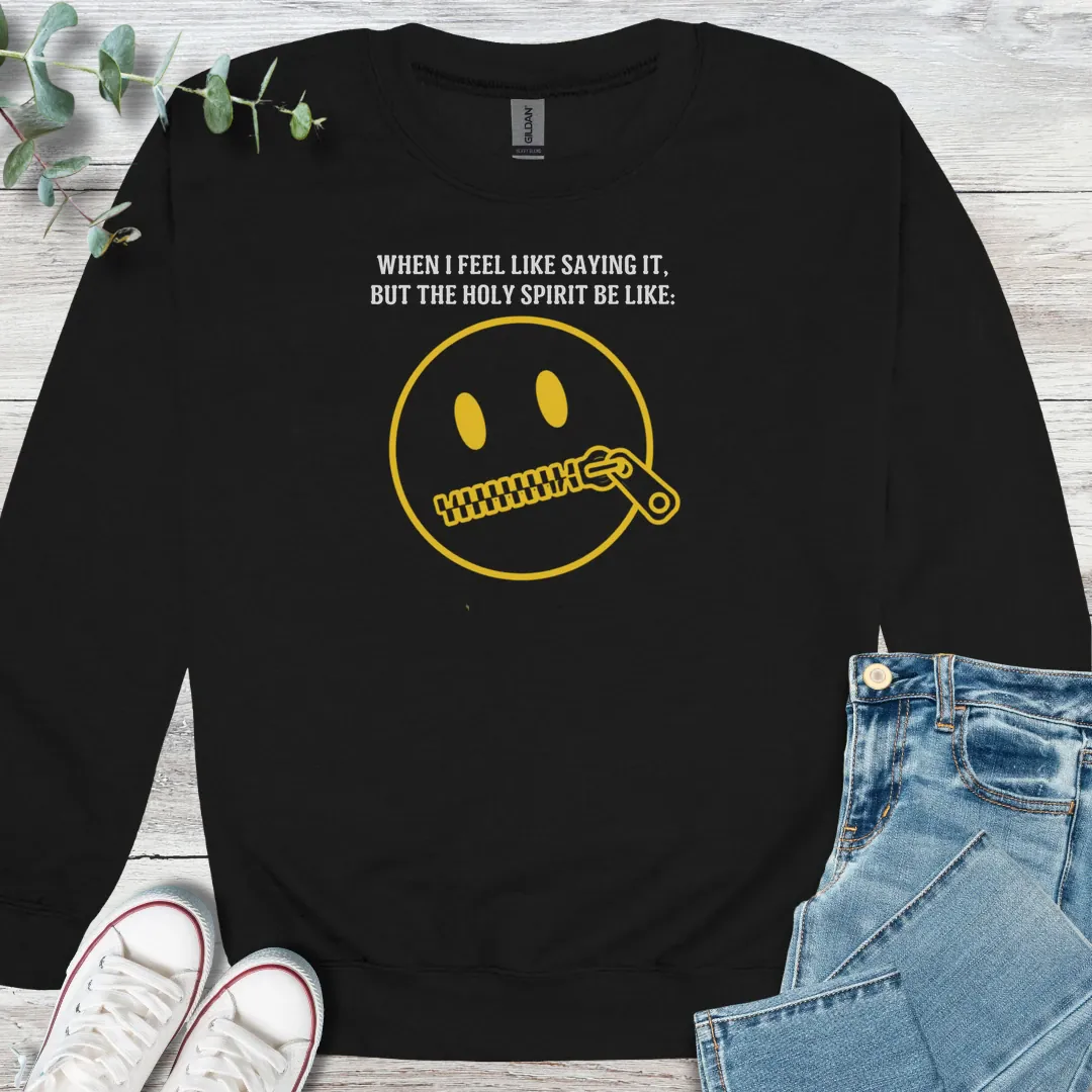 Zip It Sweatshirt - Christian graphic sweatshirt