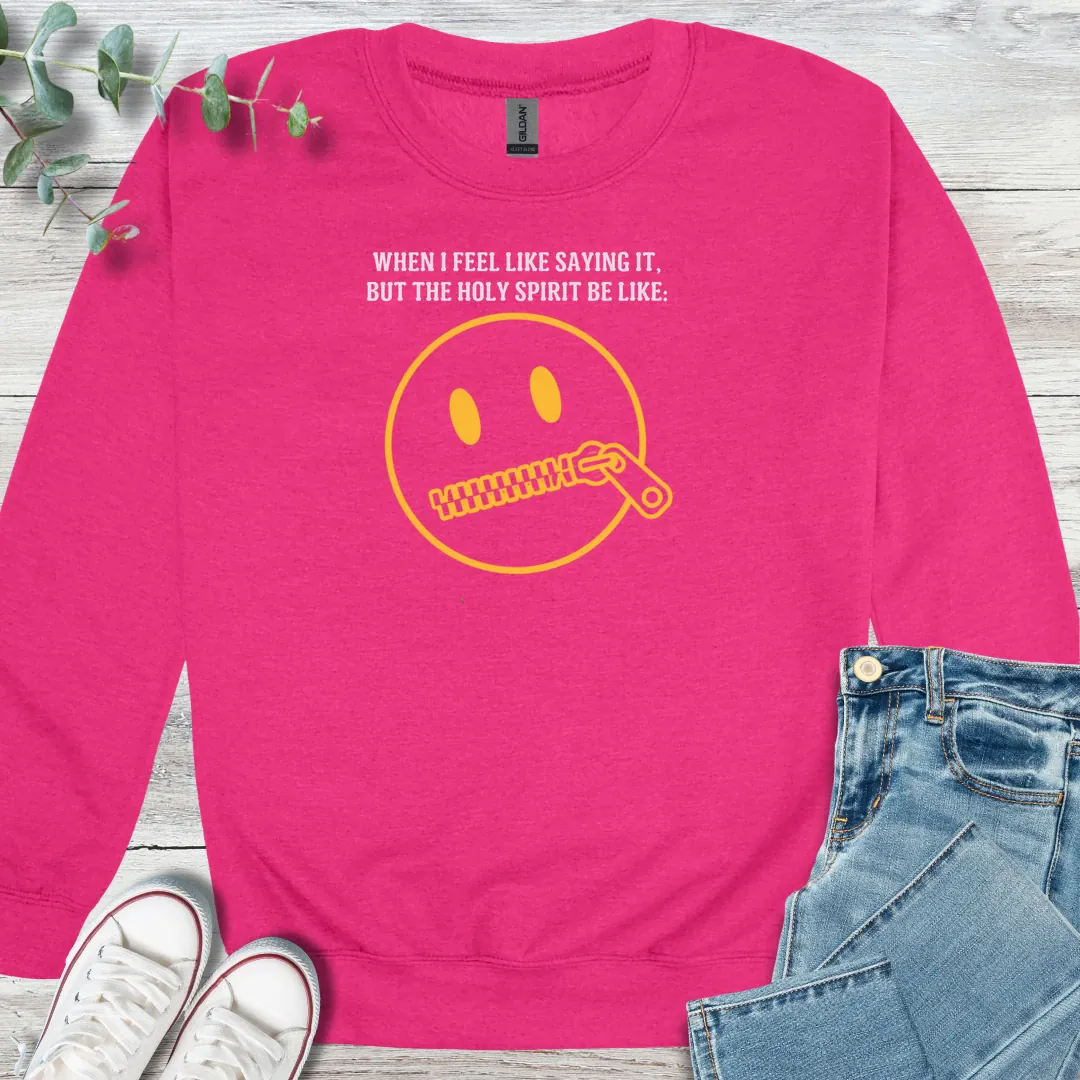 Zip It Sweatshirt - Christian graphic sweatshirt